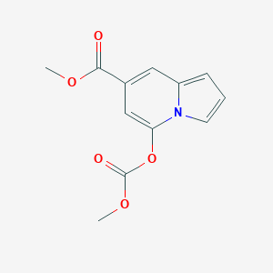 Methyl 5-((methoxycarbonyl)oxy)indolizine-7-carboxylate