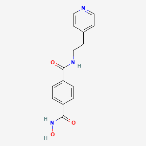 4-N-hydroxy-1-N-(2-pyridin-4-ylethyl)benzene-1,4-dicarboxamide