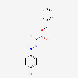 benzyl (2Z)-2-[(4-bromophenyl)hydrazinylidene]-2-chloroacetate