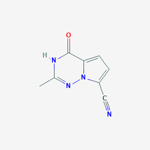 4-Hydroxy-2-methylpyrrolo[2,1-f][1,2,4]triazine-7-carbonitrile