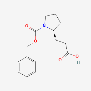 (R)-3-(1-((Benzyloxy)carbonyl)pyrrolidin-2-yl)propanoic acid