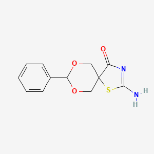 molecular formula C12H12N2O3S B1298808 2-氨基-8-苯基-7,9-二氧杂-1-噻-3-氮杂-螺[4.5]癸-2-烯-4-酮 CAS No. 436088-64-1
