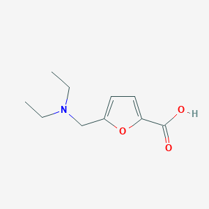 molecular formula C10H15NO3 B1298813 5-[(二乙氨基)甲基]-2-呋喃甲酸 CAS No. 436099-79-5