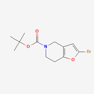 tert-Butyl 2-bromo-6,7-dihydrofuro[3,2-c]pyridine-5(4H)-carboxylate