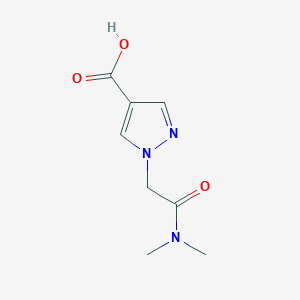 1-(2-(Dimethylamino)-2-oxoethyl)-1h-pyrazole-4-carboxylic acid