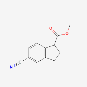 Methyl 5-cyano-2,3-dihydro-1H-indene-1-carboxylate