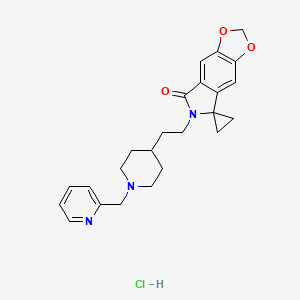 6'-(2-(1-(Pyridin-2-ylmethyl)piperidin-4-yl)ethyl)spiro[cyClopropane-1,5'-[1,3]dioxolo[4,5-f]isoindol]-7'(6'H)-one hydroChloride