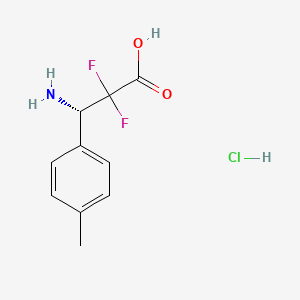 (S)-3-Amino-2,2-difluoro-3-(p-tolyl)propanoic acid hydrochloride