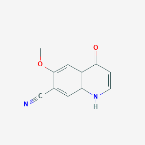 4-Hydroxy-6-methoxyquinoline-7-carbonitrile