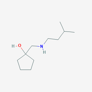 1-((Isopentylamino)methyl)cyclopentan-1-ol