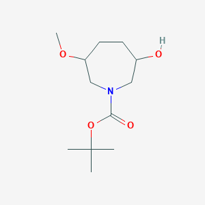 tert-Butyl 3-hydroxy-6-methoxyazepane-1-carboxylate