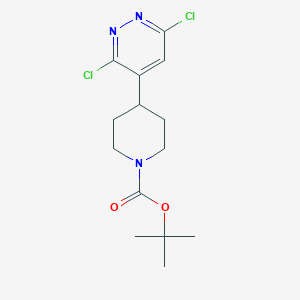 tert-Butyl 4-(3,6-dichloropyridazin-4-yl)piperidine-1-carboxylate