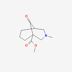 Methyl 3-methyl-9-oxo-3-azabicyclo[3.3.1]nonane-1-carboxylate