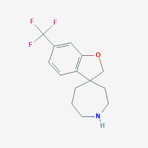 6'-(Trifluoromethyl)-2'H-spiro[azepane-4,3'-benzofuran]