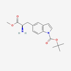 tert-Butyl (R)-5-(2-amino-3-methoxy-3-oxopropyl)-1H-indole-1-carboxylate