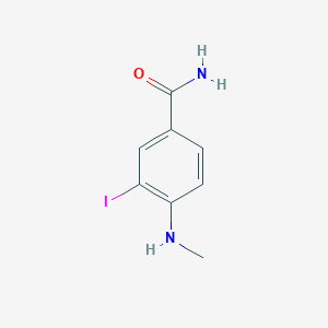 3-Iodo-4-(methylamino)benzamide