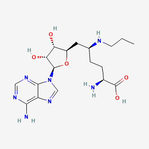 (2s,5s)-2-Amino-6-[(2r,3s,4r,5r)-5-(6-Amino-9h-Purin-9-Yl)-3,4-Dihydroxytetrahydrofuran-2-Yl]-5-(Propylamino)hexanoic Acid