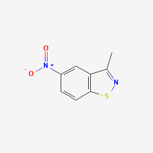 B1298835 3-Methyl-5-nitrobenzoisothiazole CAS No. 35272-19-6