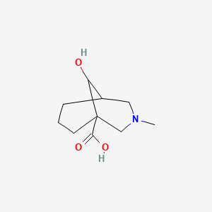 9-Hydroxy-3-methyl-3-azabicyclo[3.3.1]nonane-1-carboxylic acid