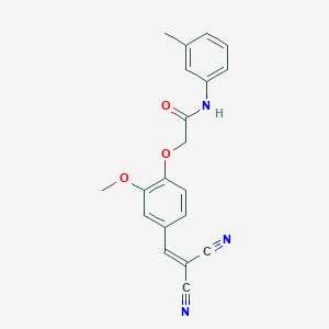 2-(4-(2,2-Dicyanovinyl)-2-methoxyphenoxy)-N-(m-tolyl)acetamide