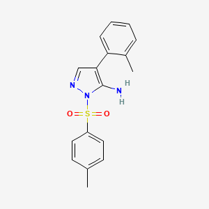 4-(o-Tolyl)-1-tosyl-1H-pyrazol-5-amine