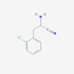 2-Amino-3-(2-chlorophenyl)propanenitrile