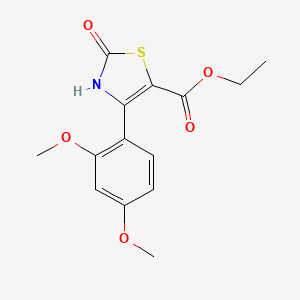 Ethyl 4-(2,4-dimethoxyphenyl)-2-oxo-2,3-dihydrothiazole-5-carboxylate