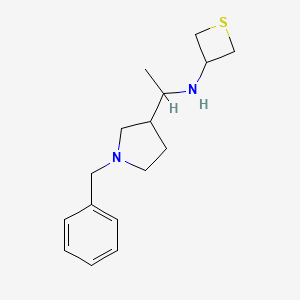 N-(1-(1-Benzylpyrrolidin-3-yl)ethyl)thietan-3-amine