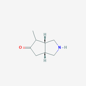 Rel-(3aR,6aR)-4-methylhexahydrocyclopenta[c]pyrrol-5(1H)-one