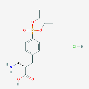 (S)-3-Amino-2-(4-(diethoxyphosphoryl)benzyl)propanoic acid hydrochloride