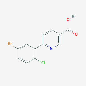 6-(5-Bromo-2-chlorophenyl)nicotinic acid