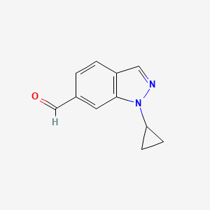 1-Cyclopropyl-1H-indazole-6-carbaldehyde