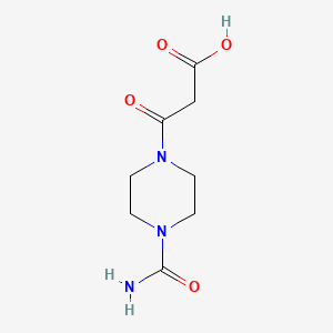 3-(4-Carbamoylpiperazin-1-yl)-3-oxopropanoic acid