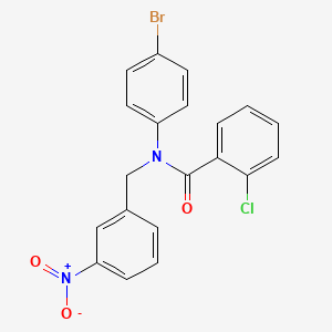 N-(4-Bromophenyl)-2-chloro-N-(3-nitrobenzyl)benzamide