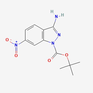 tert-Butyl 3-amino-6-nitro-1H-indazole-1-carboxylate