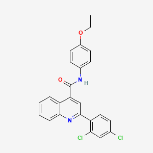 2-(2,4-dichlorophenyl)-N-(4-ethoxyphenyl)quinoline-4-carboxamide