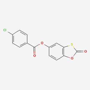 2-Oxobenzo[d][1,3]oxathiol-5-yl 4-chlorobenzoate