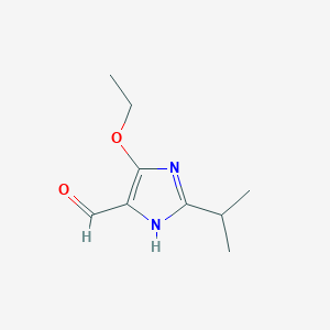 5-ethoxy-2-(propan-2-yl)-1H-imidazole-4-carbaldehyde