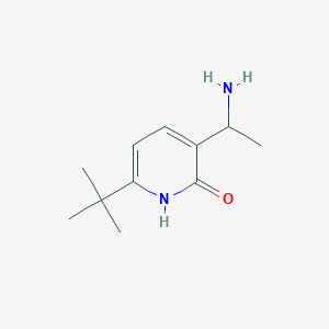 3-(1-Aminoethyl)-6-(tert-butyl)pyridin-2(1H)-one