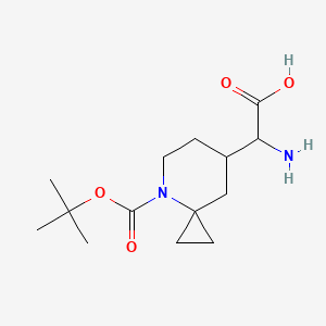 2-Amino-2-(4-(tert-butoxycarbonyl)-4-azaspiro[2.5]octan-7-yl)acetic acid