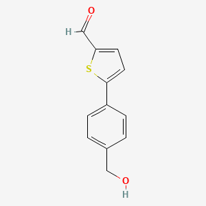 5-(4-(Hydroxymethyl)phenyl)thiophene-2-carbaldehyde