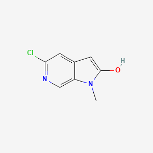 5-Chloro-1-methyl-1H-pyrrolo[2,3-c]pyridin-2-ol