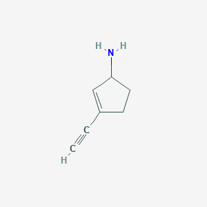 3-Ethynylcyclopent-2-en-1-amine