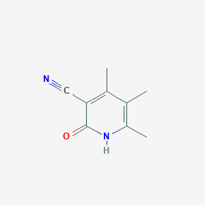 B1298871 2-Hydroxy-4,5,6-trimethylnicotinonitrile CAS No. 91591-59-2