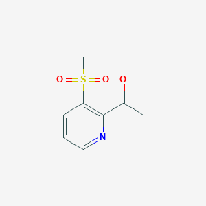 1-(3-(Methylsulfonyl)pyridin-2-yl)ethanone