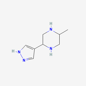 2-Methyl-5-(1H-pyrazol-4-yl)piperazine