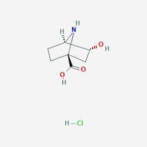 (1S,3R,4R)-3-Hydroxy-7-azabicyclo[2.2.1]heptane-1-carboxylic acid hydrochloride