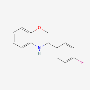 3-(4-Fluorophenyl)-3,4-dihydro-2H-benzo[b][1,4]oxazine