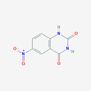 molecular formula C8H5N3O4 B1298875 2,4-二羟基-6-硝基喹唑啉 CAS No. 32618-85-2
