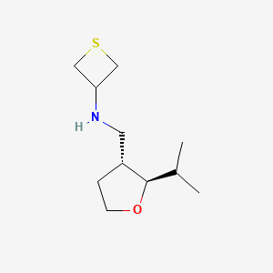 N-(((2R,3R)-2-Isopropyltetrahydrofuran-3-yl)methyl)thietan-3-amine